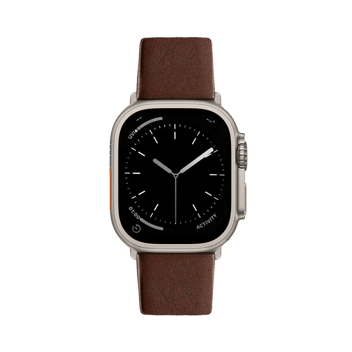 Apple Watch Ultra Leather Band #color_brown