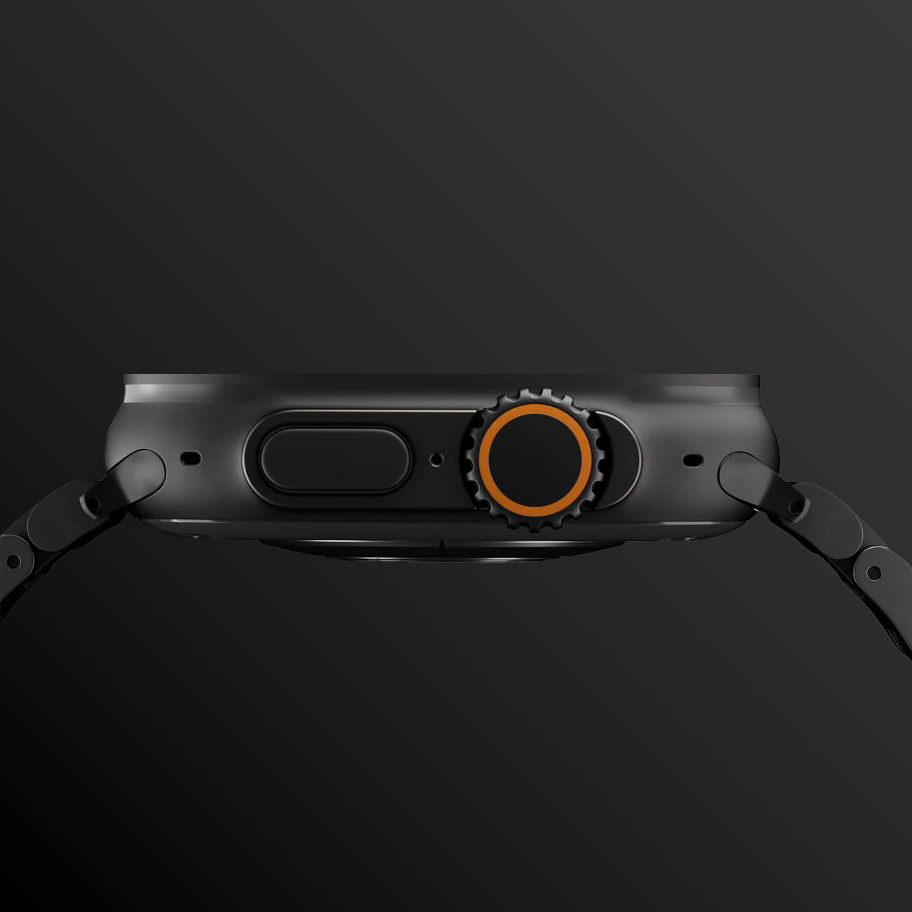 Apple Watch Ultra 2 Black Titanium Band - SANDMARC