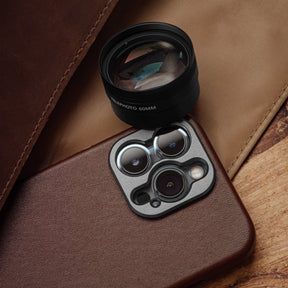 Refurbished Pro Leather Case - iPhone 13 Pro Max - Brown (MagSafe Compatible)